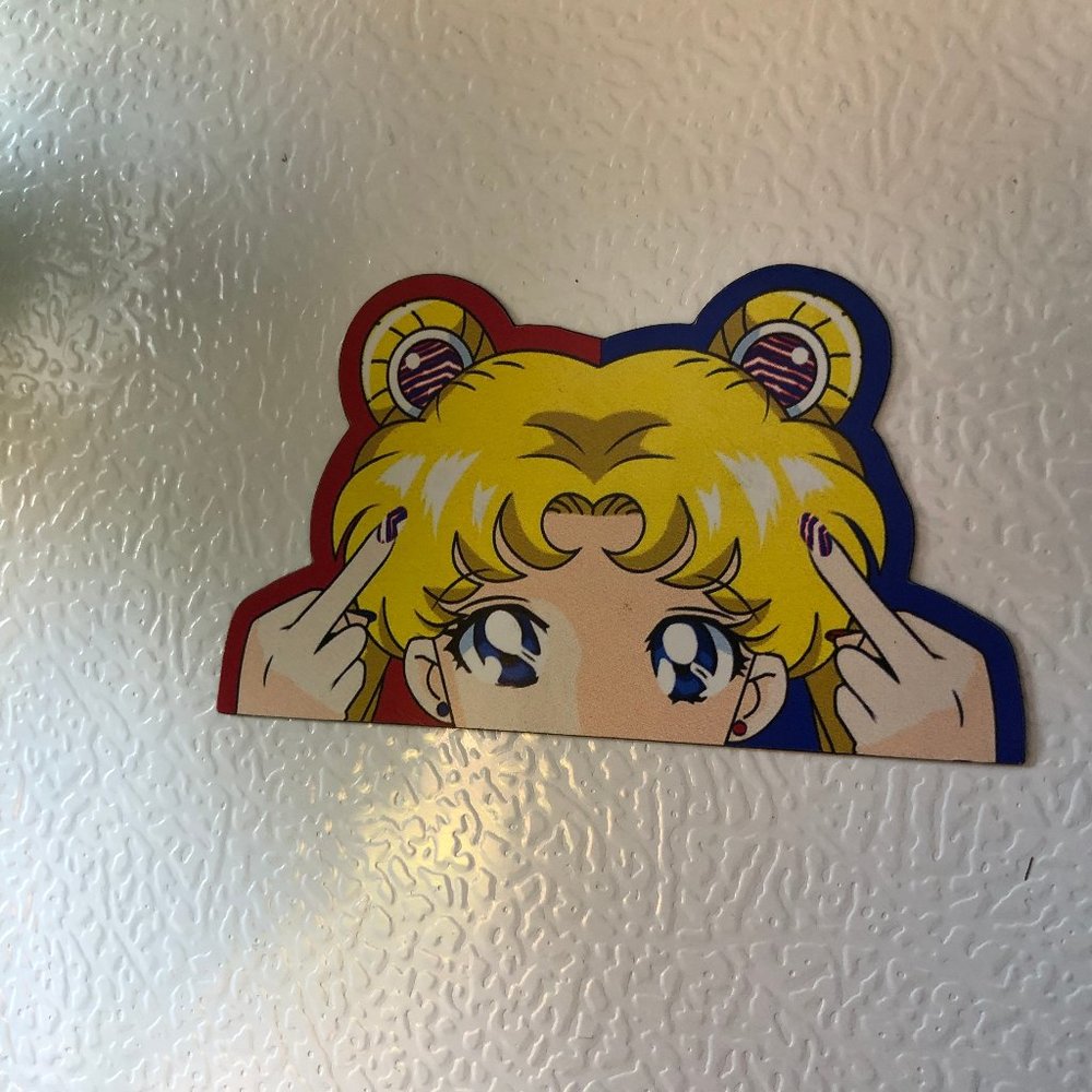 Sailor Moon x Buffalo Bills Magnet